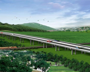 湖州混凝土,104国道改建工程与铁路交叉工程